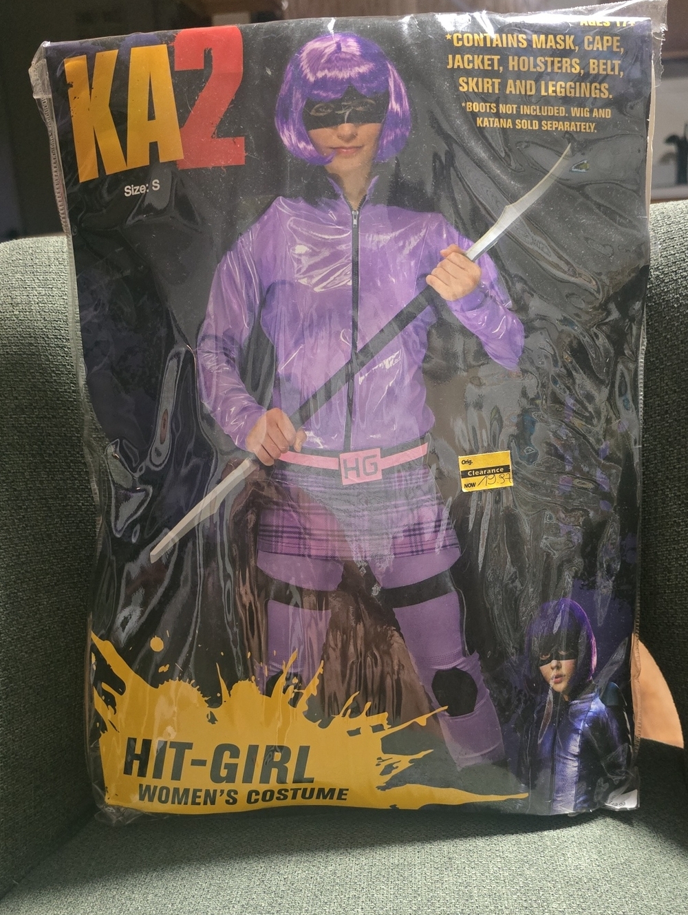 Rubies Hit-Girl Women's Costume Women's Costume Purple & Black Suze S